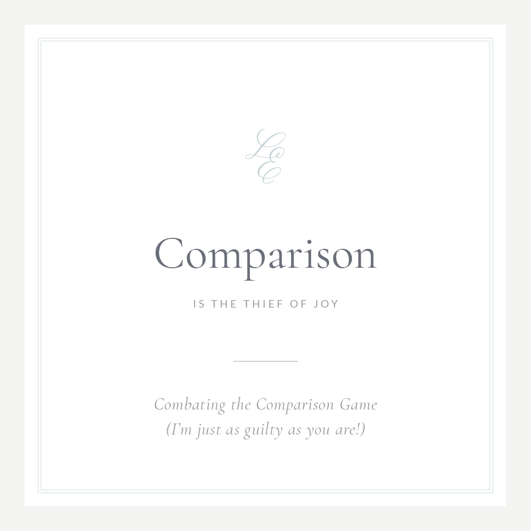 Creative Comparison | Comparison is the Thief of Joy