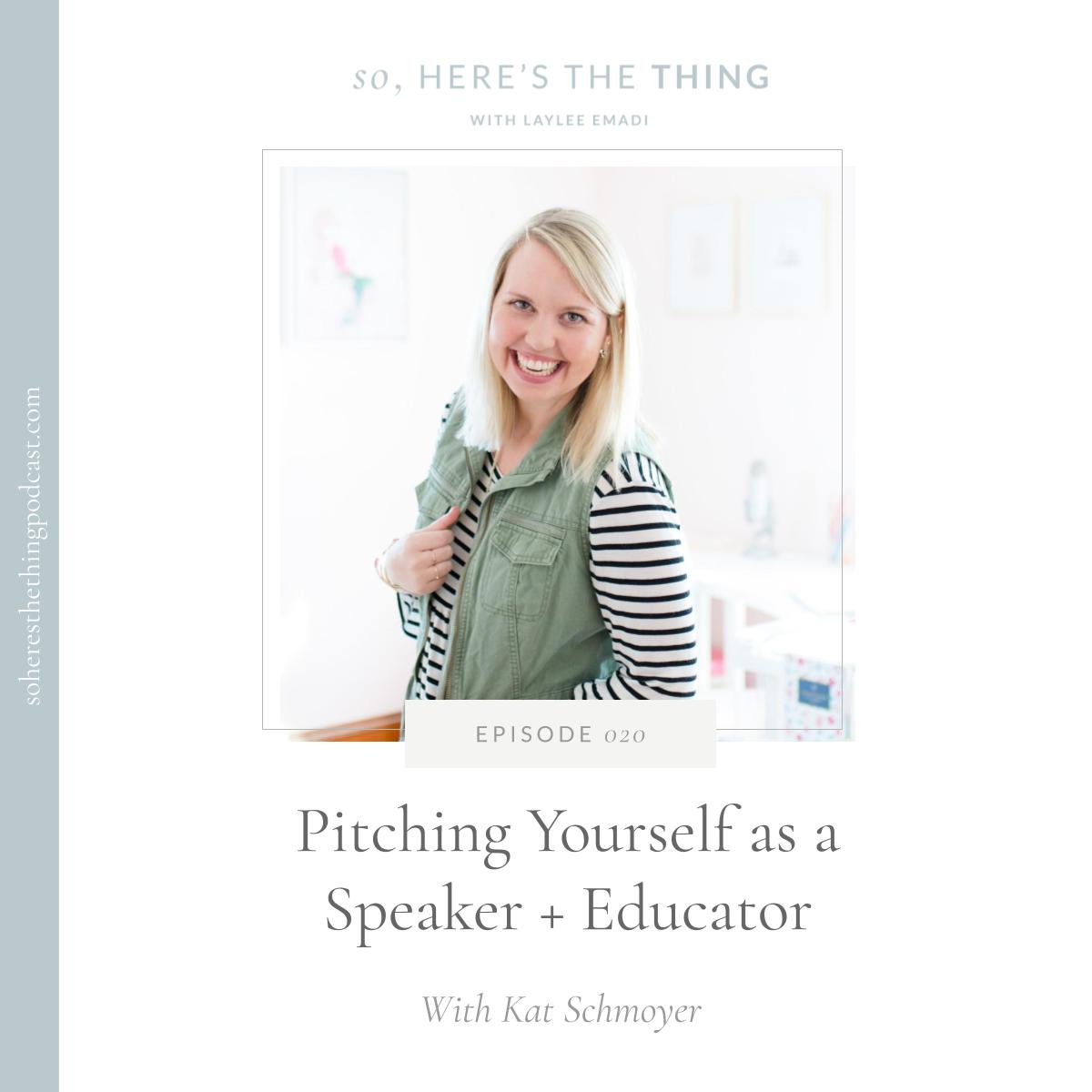 Pitching Yourself